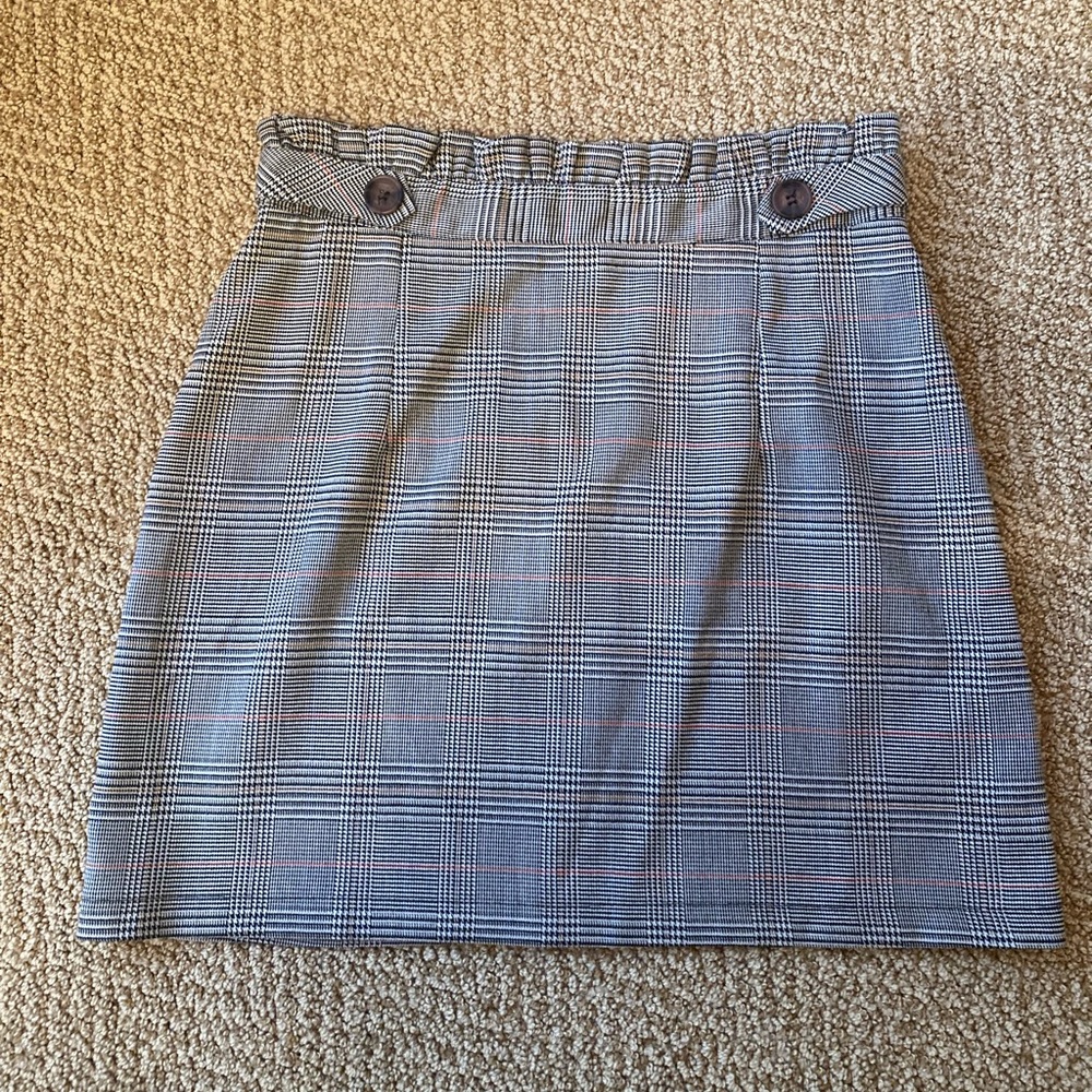 Topshop Herringbone Skirt